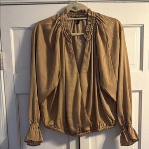 Banana Republic Factory S Elegant Tan Women's Top